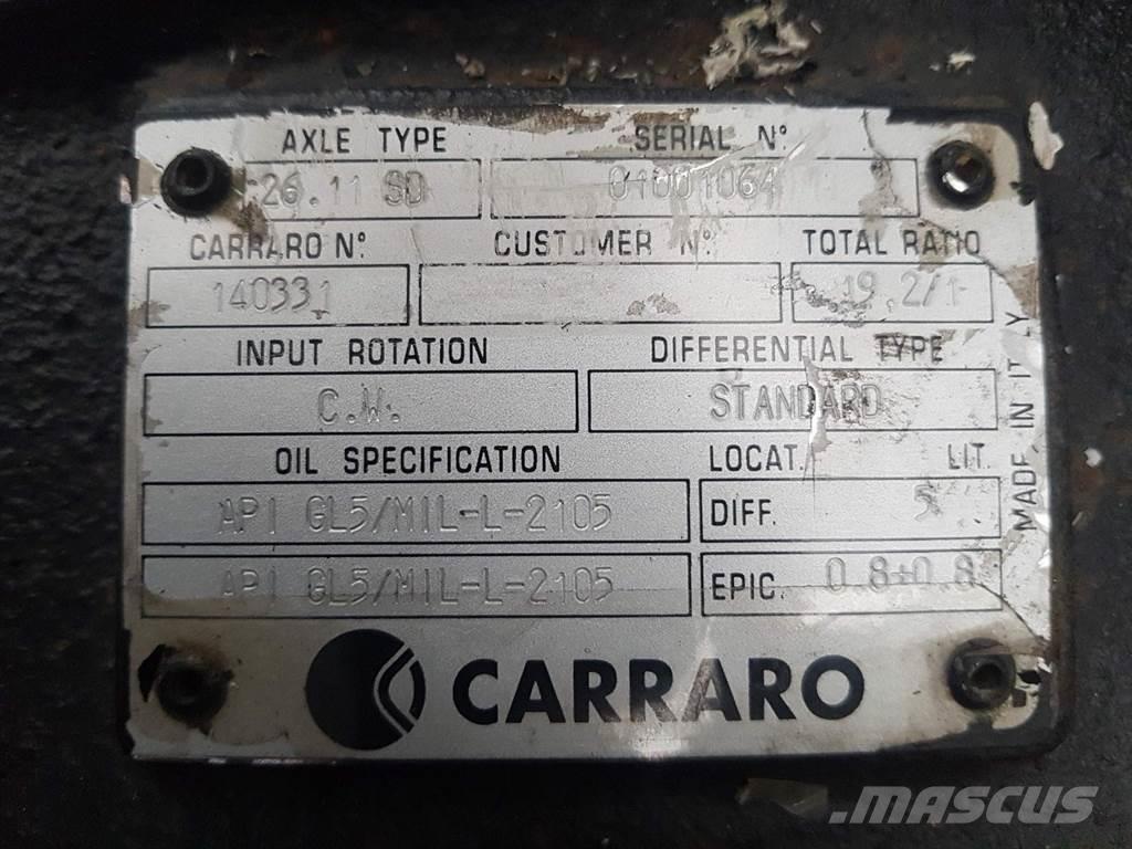 Carraro 26.11SD-140331-Axle/Achse/As Essieux