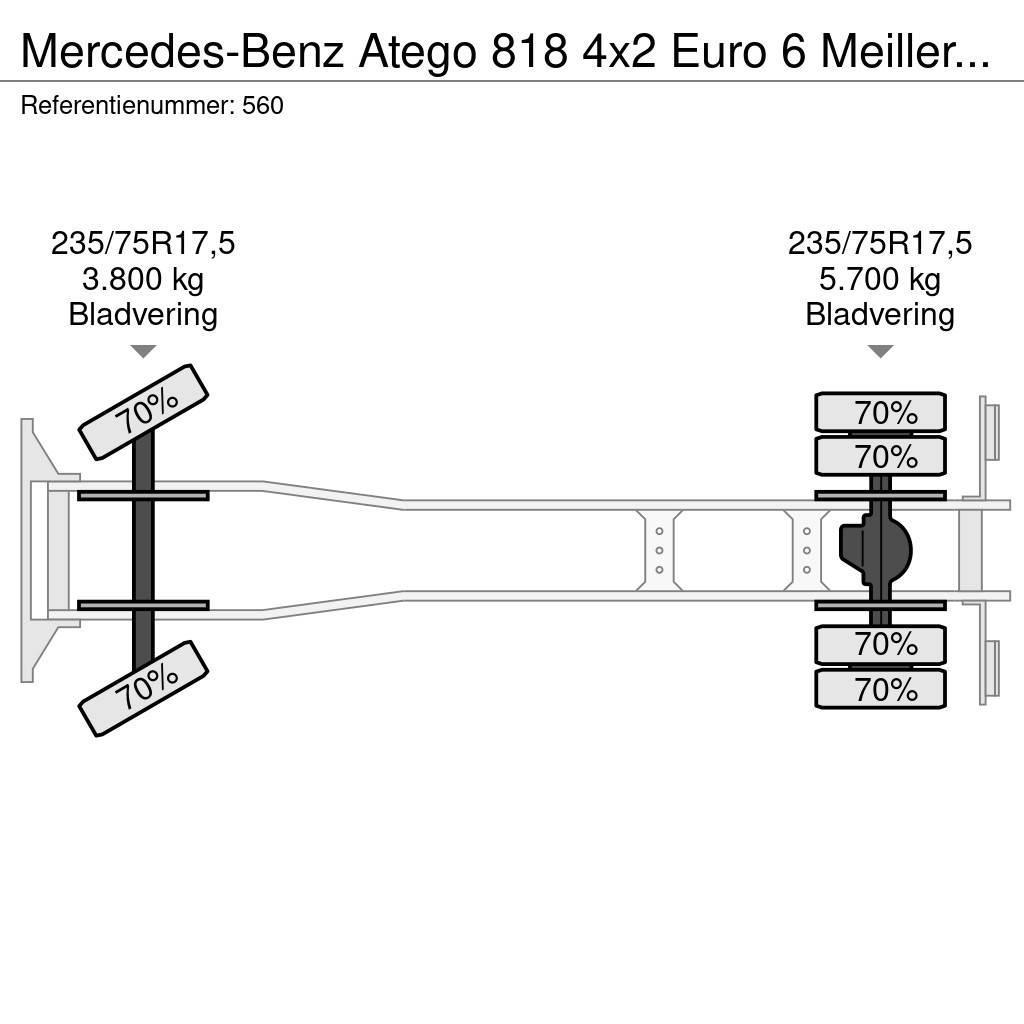 Mercedes-Benz Atego 818 4x2 Euro 6 Meiller 3 Seitenkipper 2 Piec Camion benne