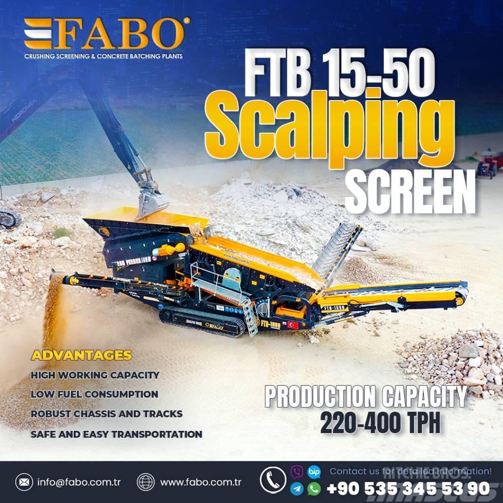 Fabo FTB 1550 Scalping Screener Apron/Belt Feeder Stock Crible
