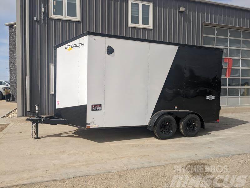 7FT x 14FT Stealth Mustang Series Enclosed Cargo T Remorque Fourgon