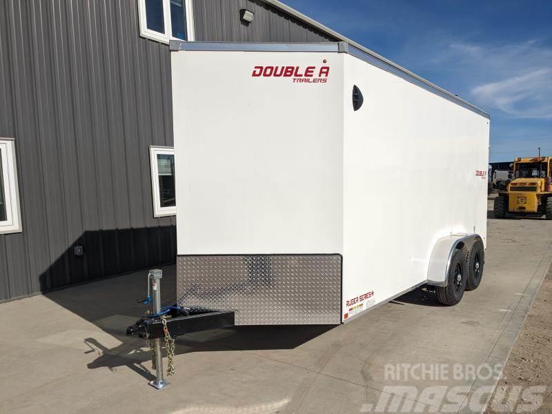 Double A Trailers 7' x 16' Cargo Enclosed Trailer Double A Trailers  Remorque Fourgon