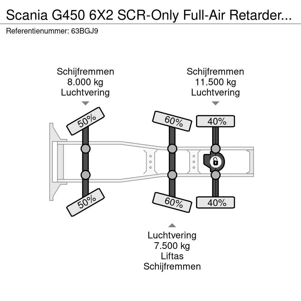 Scania G450 6X2 SCR-Only Full-Air Retarder EURO 6 NL Truc Tracteur routier