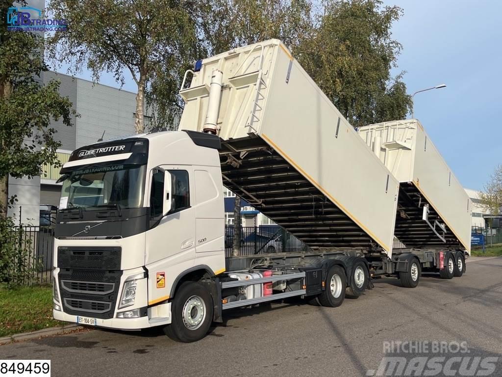 Volvo FH 500 6x2, EURO 6, Combi, Tipper, 84 M3 Camion benne