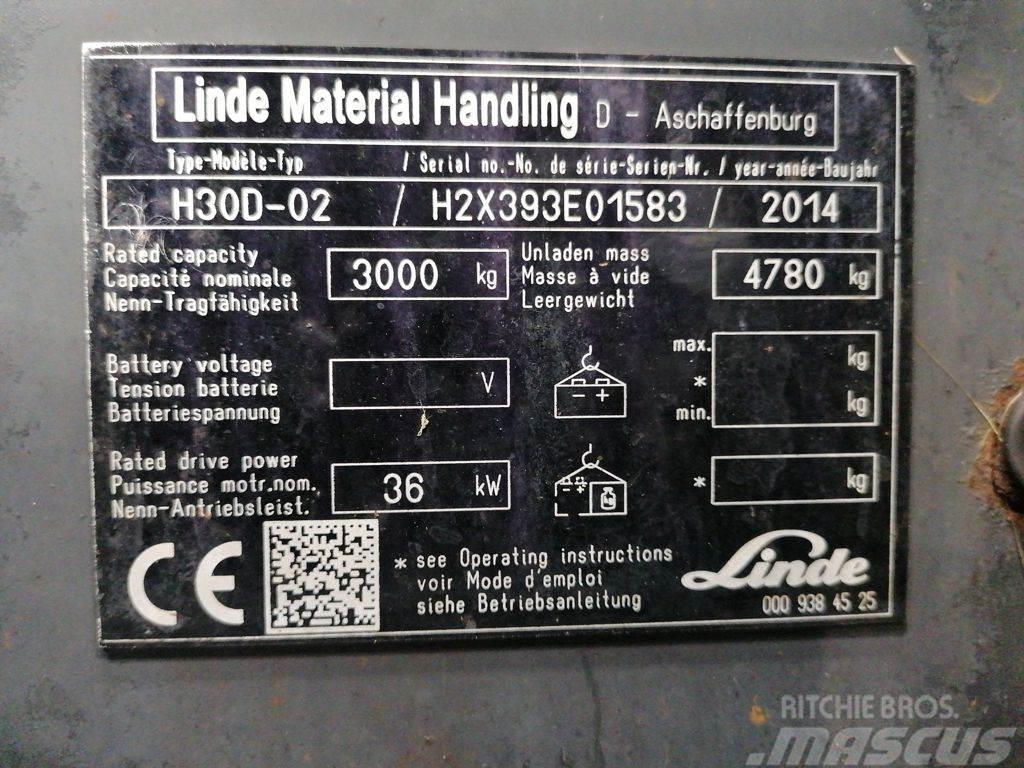 Linde H30D-02 Chariots diesel