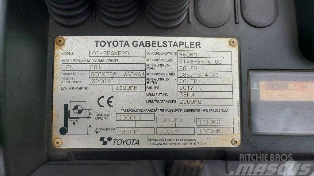 Toyota 8FGKF20 // SS // 1.404 Std. Chariots GPL