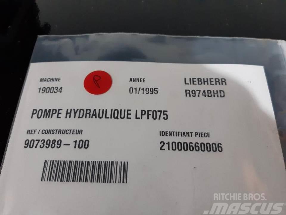 Liebherr R974BHD Hydraulique