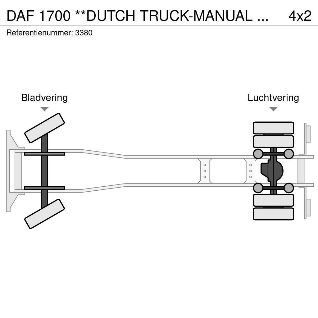 DAF 1700 **DUTCH TRUCK-MANUAL PUMP** Camion Fourgon