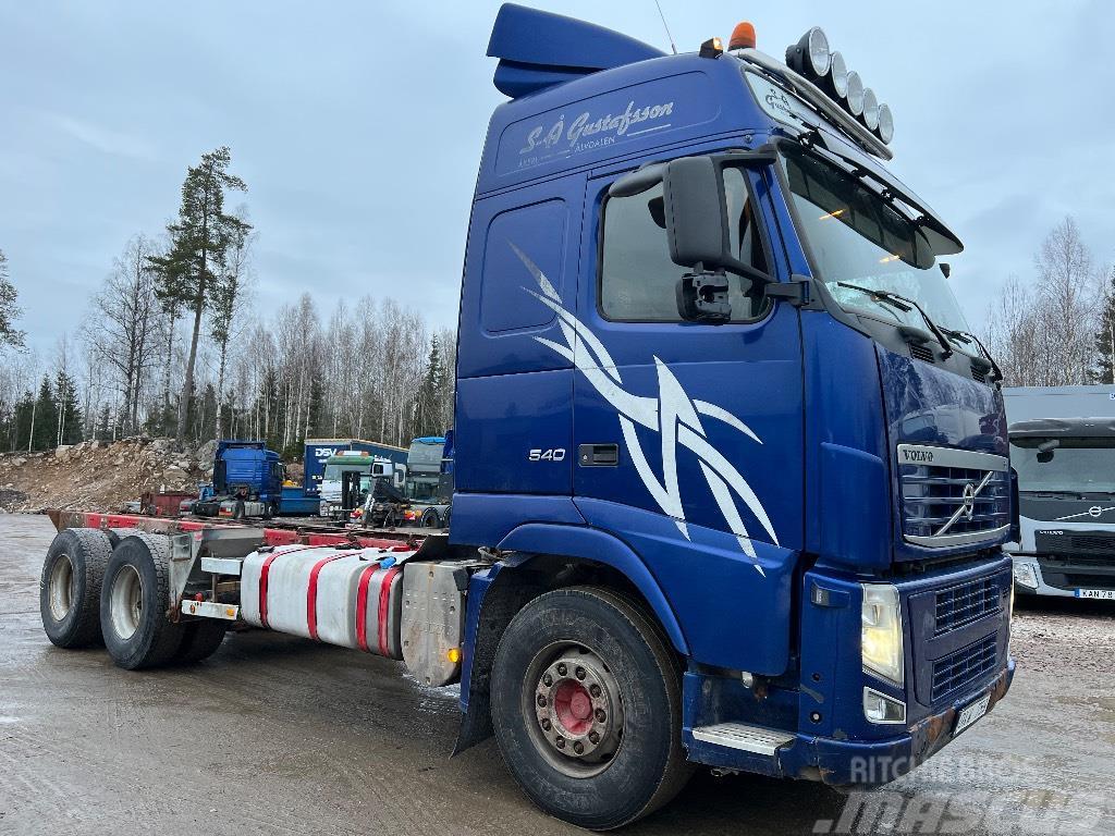 Volvo FH-540  D13 Chassi 6x4 Châssis cabine