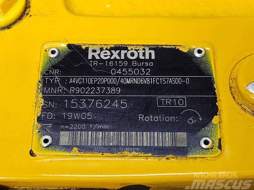 Rexroth A4VG110EP2DP000/40MR-Drive pump/Fahrpumpe/Rijpomp Hydraulique