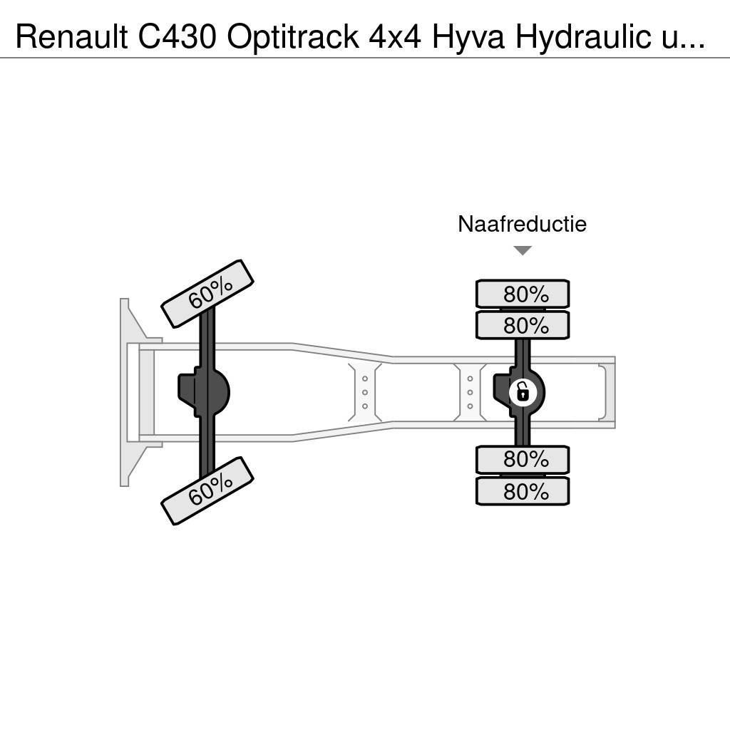 Renault C430 Optitrack 4x4 Hyva Hydraulic unit Euro6 *** O Tracteur routier