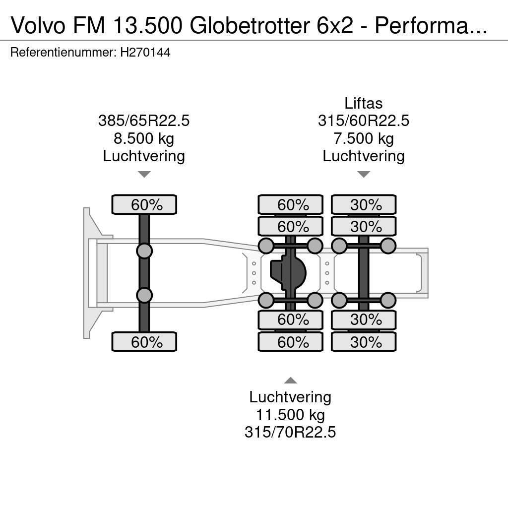 Volvo FM 13.500 Globetrotter 6x2 - Performance Edition - Tracteur routier