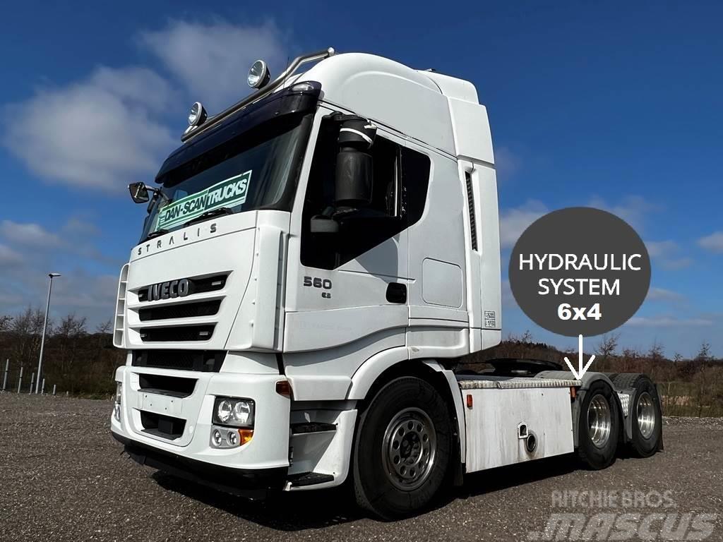Iveco Stralis 560 6x4 inkl. hydr. Tracteur routier
