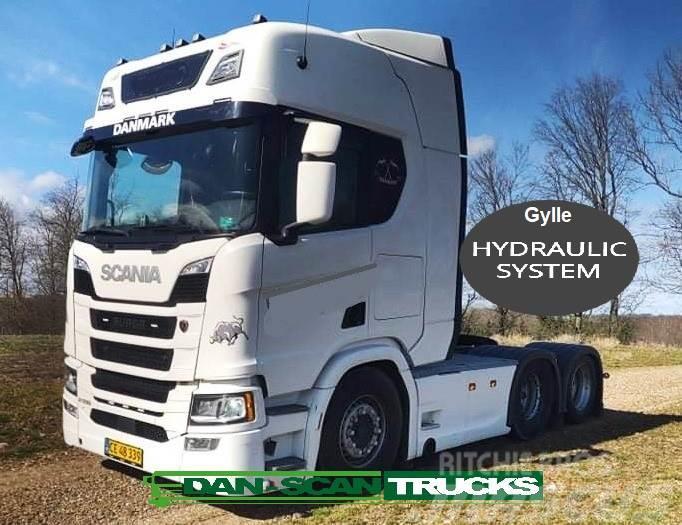 Scania R500 6x2 2950mm Gylle Hydr. Tracteur routier