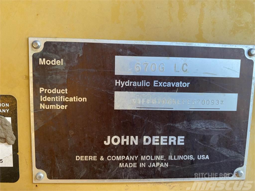 John Deere 670G LC Pelle sur chenilles
