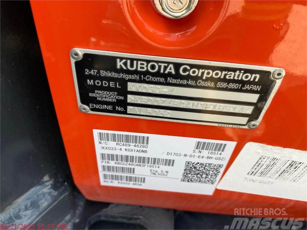Kubota KX033-4 Mini pelle < 7t