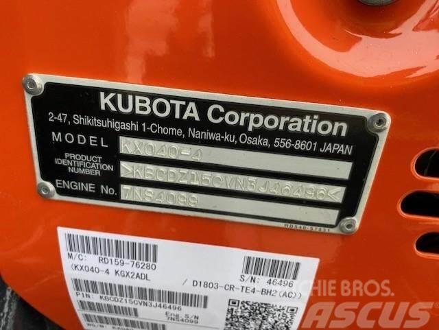 Kubota KX040-4 Mini pelle < 7t