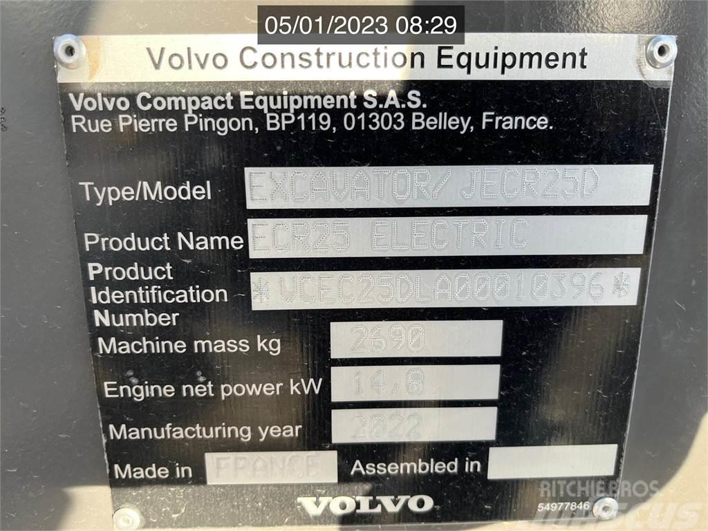 Volvo ECR25 ELECTRIC Mini pelle < 7t