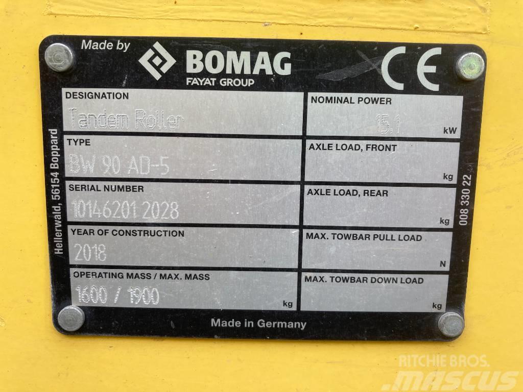 Bomag BW 90 AD-5 Rouleaux tandem