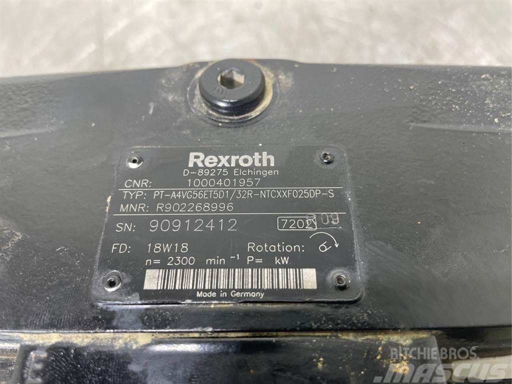 Wacker Neuson 1000401957-Rexroth A4VG56ET5D1/32R-Drive pump Hydraulique