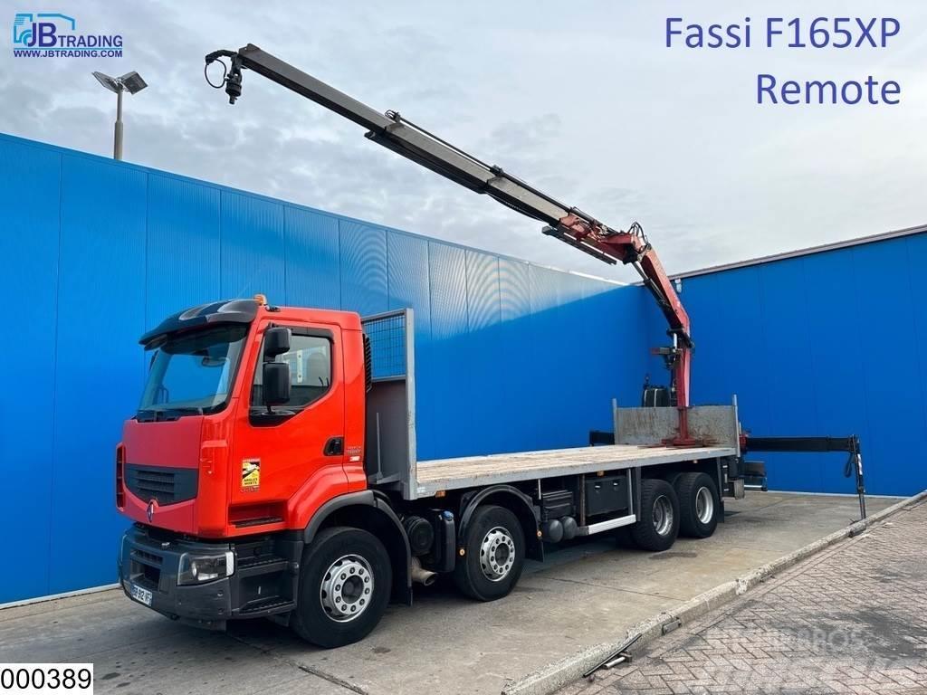 Renault Lander 380 Dxi 8x4, EURO 5, Fassi, Remote, Steel S Camion plateau