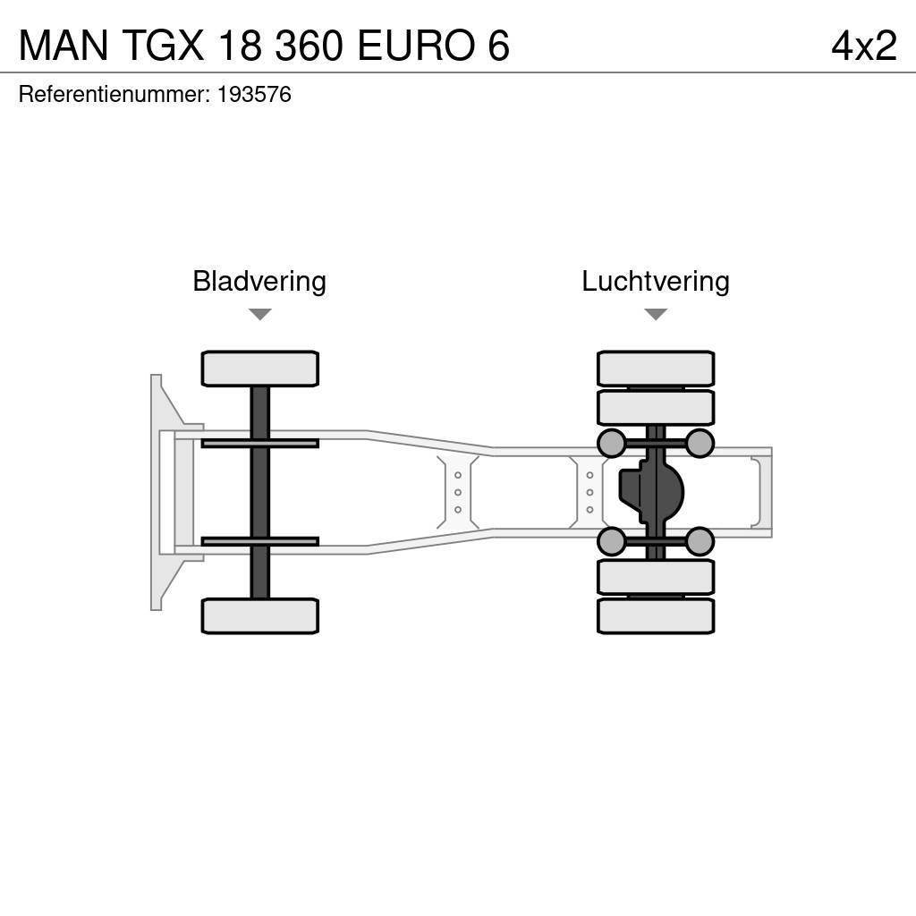 MAN TGX 18 360 EURO 6 Tracteur routier