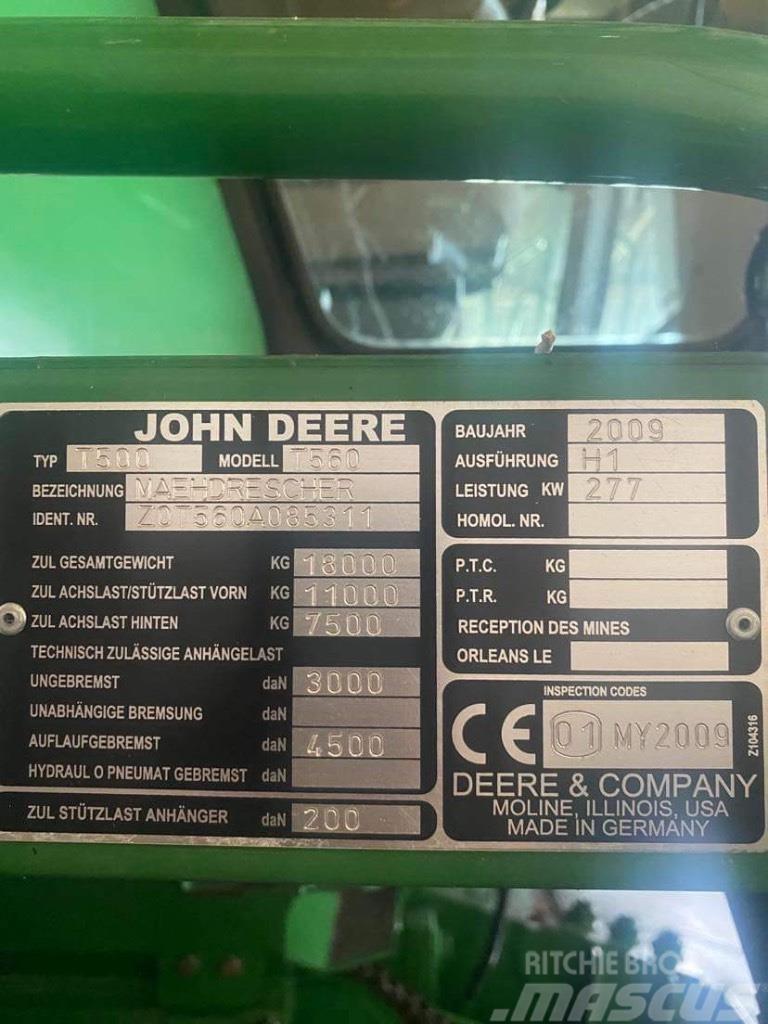 John Deere T 560 Moissonneuse batteuse
