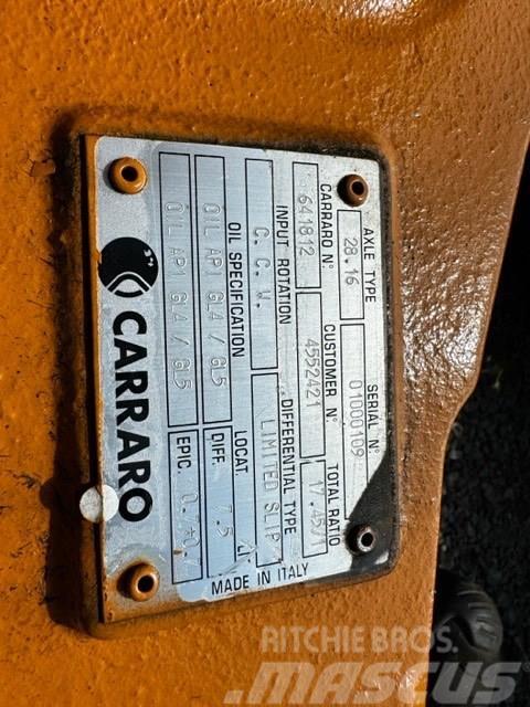 Carraro 28.16 new axles Essieux