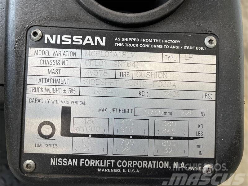 Nissan MCPL01A18LV Autres Chariots élévateurs