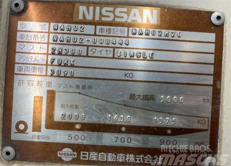 Nissan NP40 Autres Chariots élévateurs