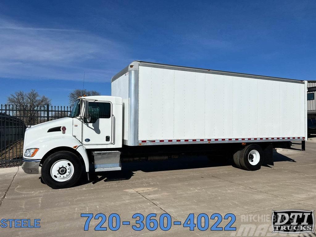 Kenworth T270 26' Box Truck With Curb Side Door Camion Fourgon