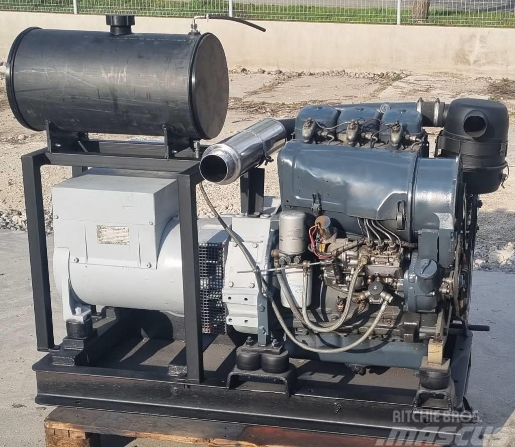 Deutz 3 Zylinder Mec Alte Generator Sromerzeuger 25 kva Générateurs diesel
