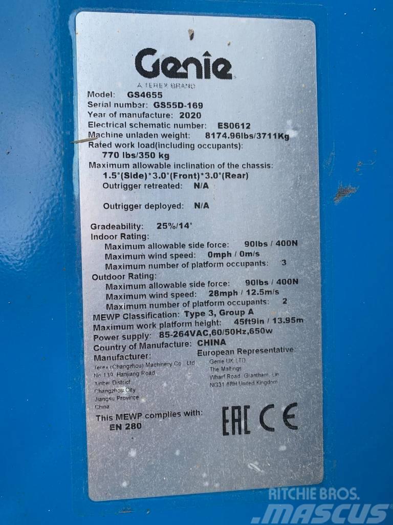 Genie GS 4655, NEW, 16m, electric scissor lift Nacelle ciseaux