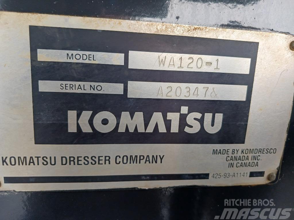 Komatsu WA 120-1 Chargeuse sur pneus