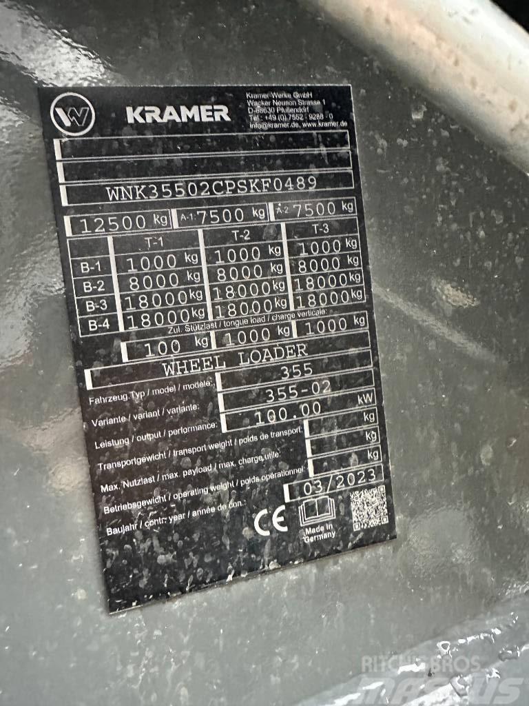 Kramer 8155 Radlader Stufe V Chargeuse sur pneus
