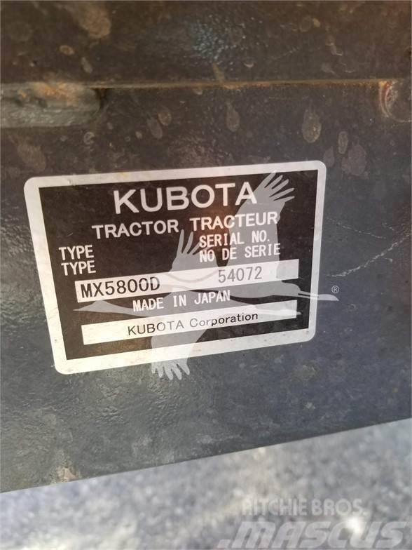 Kubota MX5800HST Tracteur