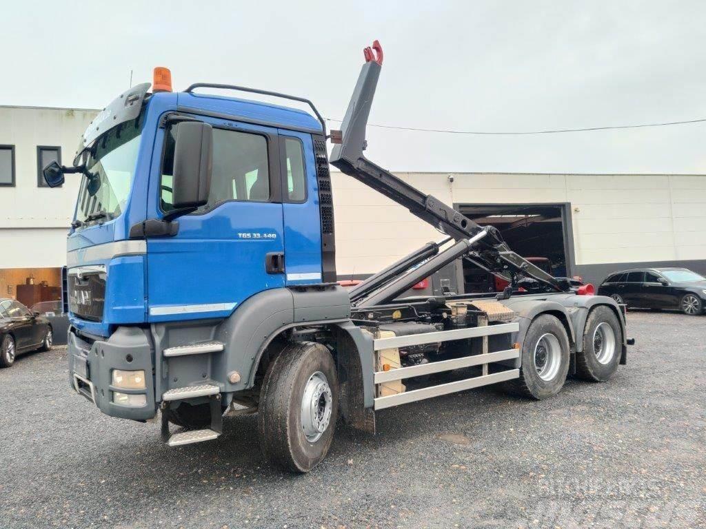 MAN TGS 33.440 6x4 Container Euro5 Camion ampliroll
