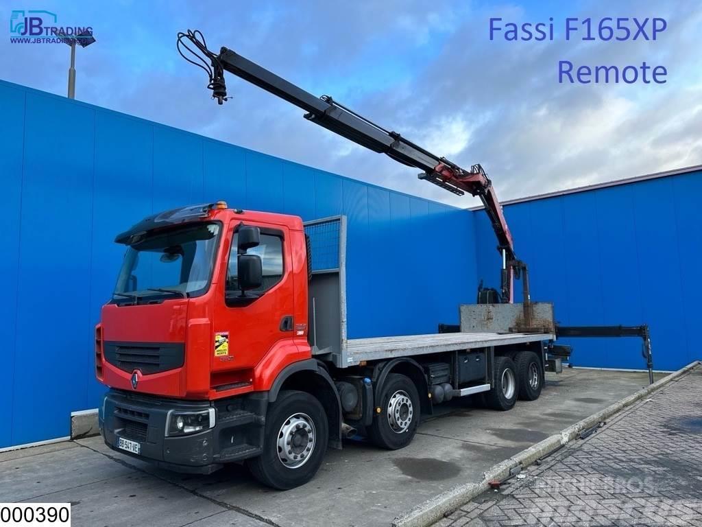 Renault Lander 380 Dxi 8x4, EURO 5, Fassi, Remote, Steel S Camion plateau