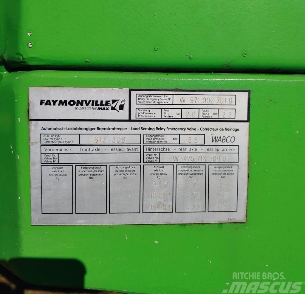 Faymonville STZ-3UB Sattelauflieger Semi remorque surbaissée