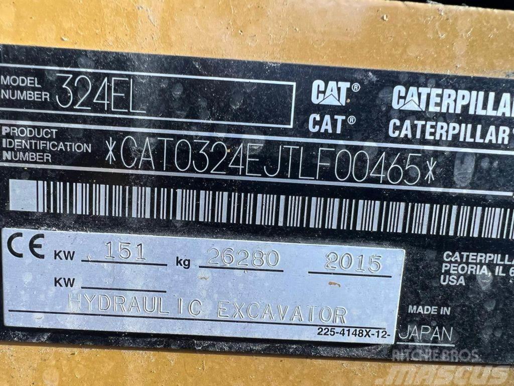 CAT 324EL 9655 HOURS Pelle sur chenilles