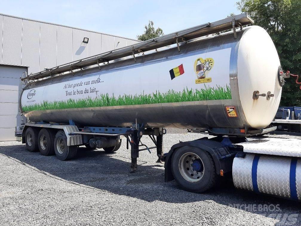 Magyar 3 AXLES TANK IN STAINLESS STEEL INSULATED 30000 L- Semi remorque citerne
