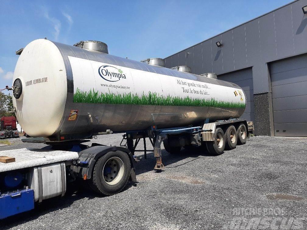 Magyar 3 AXLES TANK IN STAINLESS STEEL INSULATED 30000 L- Semi remorque citerne