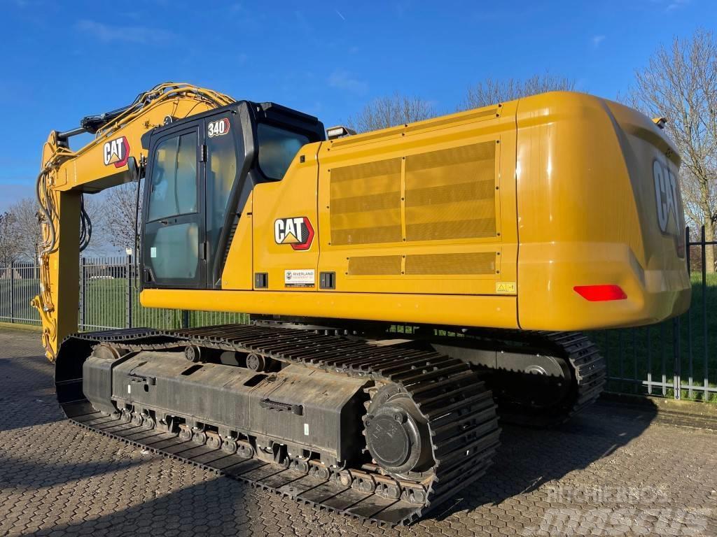 CAT 340 new unused with factory CE and EPA Pelle sur chenilles