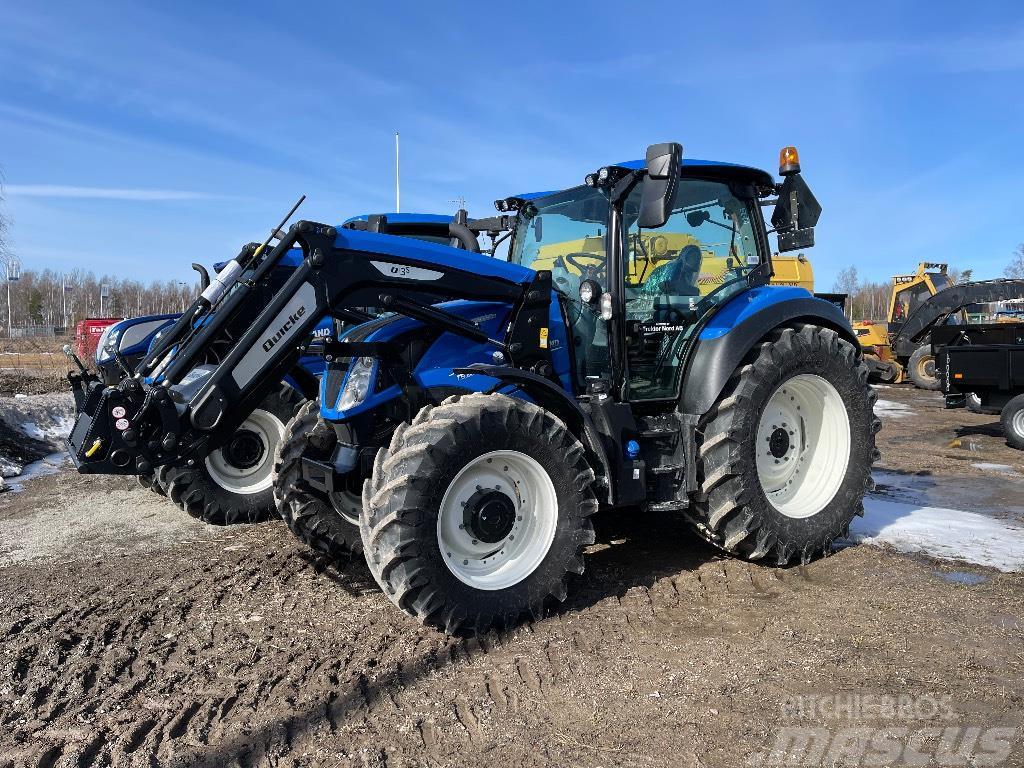 New Holland T5.130 DCT, TG, Quicke Q3S 250tim Tracteur