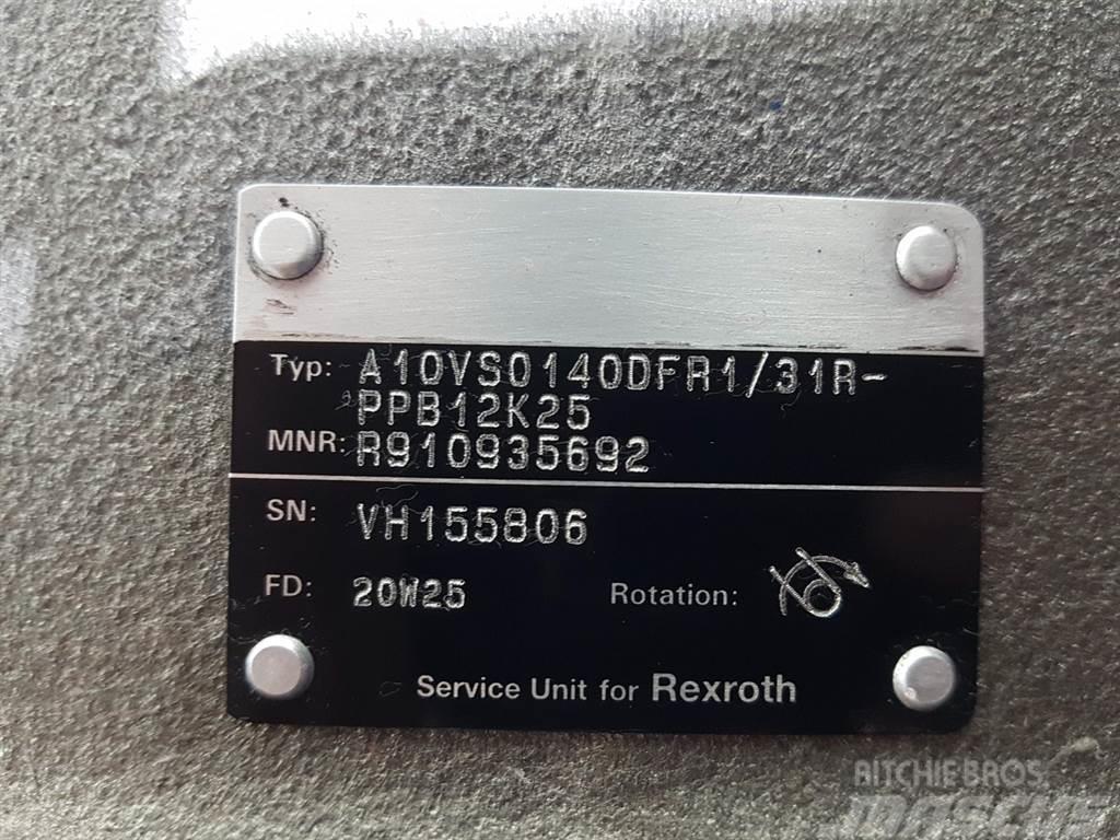 Rexroth A10VSO140DFR1/31R - Load sensing pump Hydraulique