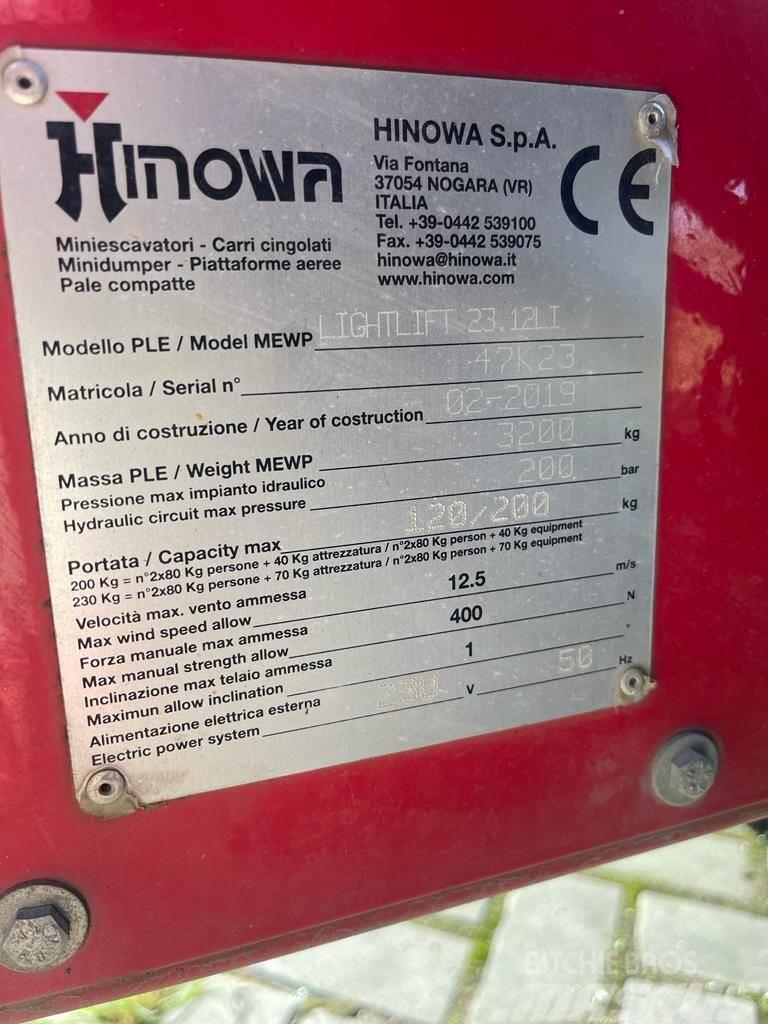 Hinowa Lightlift 23.12 Nacelles articulées