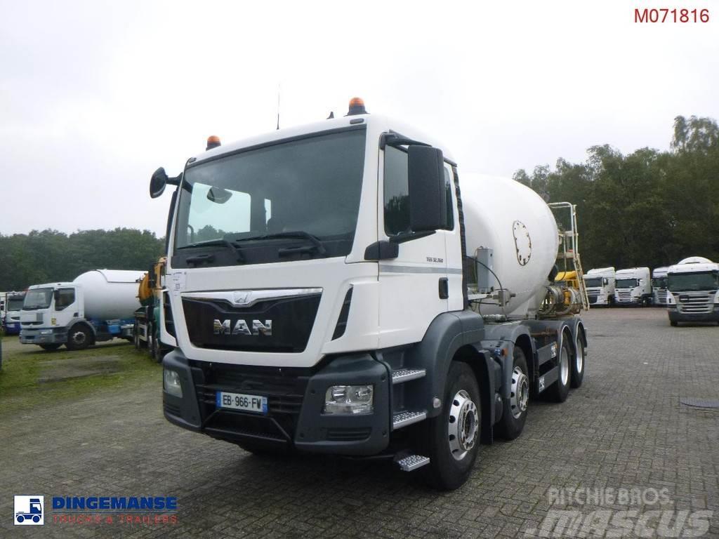 MAN TGS 32.360 8X4 Euro 6 Imer concrete mixer 9 m3 Camion malaxeur