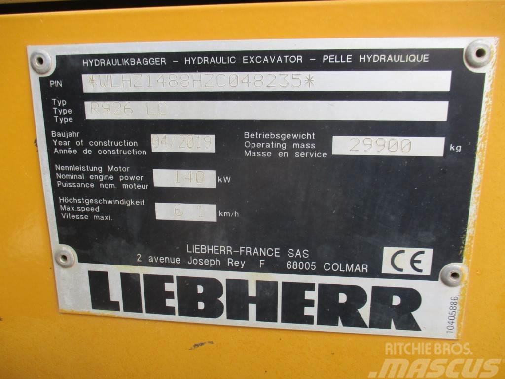Liebherr R 926 Litronic Pelle sur chenilles