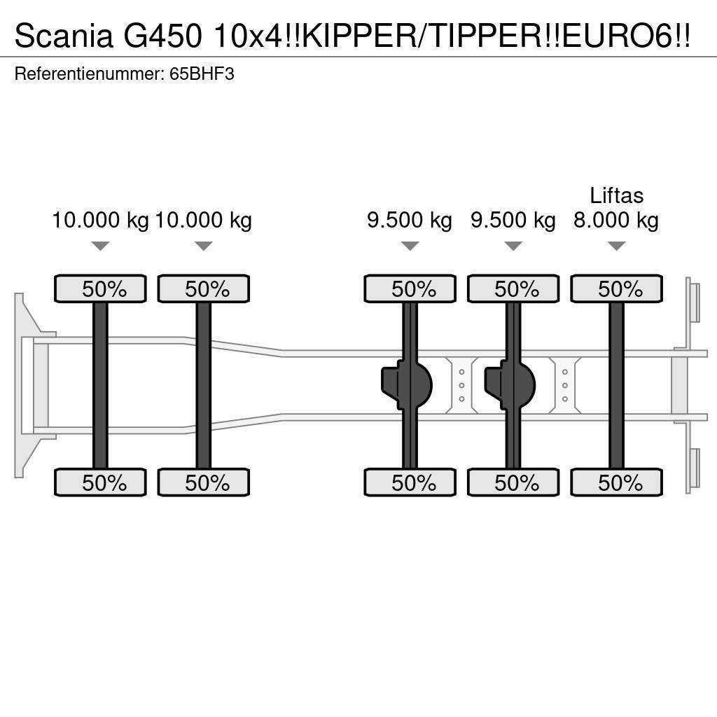 Scania G450 10x4!!KIPPER/TIPPER!!EURO6!! Camion benne