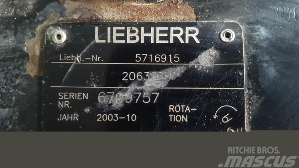 Liebherr 5716915 - L574/L580 - Drive pump/Fahrpumpe/Rijpomp Hydraulique