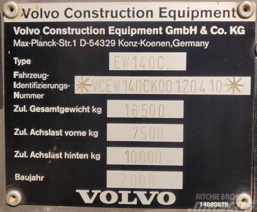 Volvo EW 140 C Pelle sur pneus
